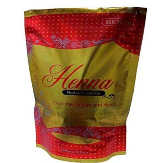 Henna Red with Saffron  حنا هيماني احمر مع الزعفران  150 جم