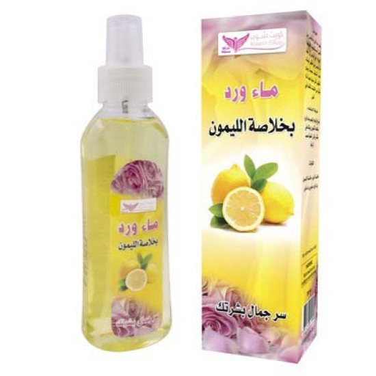 Rose Water with Lemon Extract 200ml By Kuwait Shop ماء الورد بخلاصة الليمون